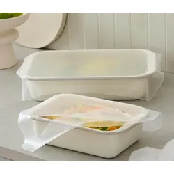Tchibo - 2 Silikon-Frischhaltefolien - transparent