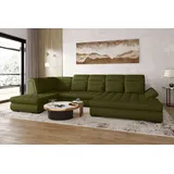 99rooms Toscana Wohnlandschaft Strukturstoff NEVE Grün Rechts