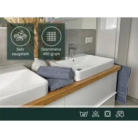 ZOLLNER Handtuchset 50 x 100 cm grau 10-tlg.