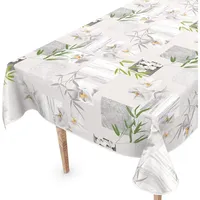 ANRO Tischdecke abwaschbar Wachstuch Wachstuchtischdecke 260 x 140cm mit
