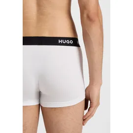 Hugo Boxershorts unifarben weiß L 3er Pack
