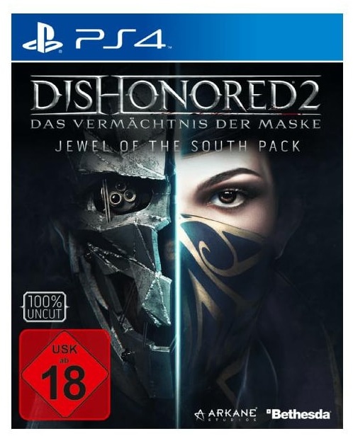 Dishonored 2 PS-4 Metal Pack Ed, Vermächtnis der Maske