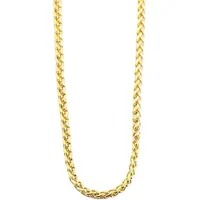 Adelia's Kordelkette Unisex Edelstahl Gold 45 cm