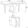 RODNIK 120 x 75 x 80 cm weiß