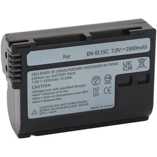Kamera-Akku, EN EL 15C Akku 2800 MAh Ersatz-Digitalkamera-Akku für Z5 Z6 Z6 II Z7 Z7II Z8 D7500 D7200 D7000 D850 D750 D500 D810a D610 D600