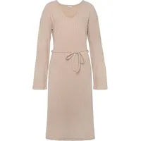 LASCANA Strickkleid Midi Beige 40/42