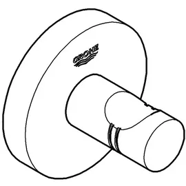 Grohe Essentials Handtuchhaken Hard Graphit 40364A01