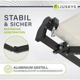 Juskys Gelenkarmmarkise 400 x 300 cm beige