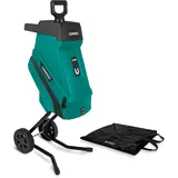 VONROC Häcksler 2500W - Für Äste bis Ø45mm - Inkl. 45L Auffangsack & Schiebestock