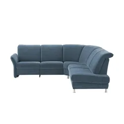 Polstermöbel Oelsa Ecksofa  Mallorca ¦ blau ¦ Maße (cm): B: 267 H: 92 T: 277.0
