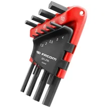 FACOM 82H.JP9A Innen-Sechskant Winkelschraubendreher-Set 9teilig