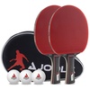 Joola Tischtennisschläger Set Duo Pro, Tischtennis Schläger Set Tischtennisset Table Tennis Bat Racket