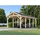 Palmako Carport Robert 3,15 x 7,32 m grau inkl. Pfostenanker