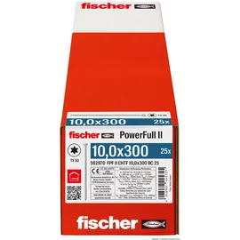 Fischer Holzschraube PowerFull II 10,0 x 300 25 Stück