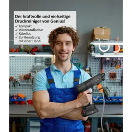 Genius Pressure Cleaner Akku Druckreiniger 12-TLG.
