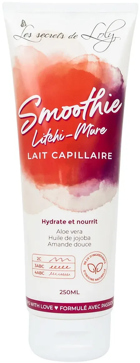Les secrets de Loly Smoothies Lichi Mure Lait Capillaire 250 ml