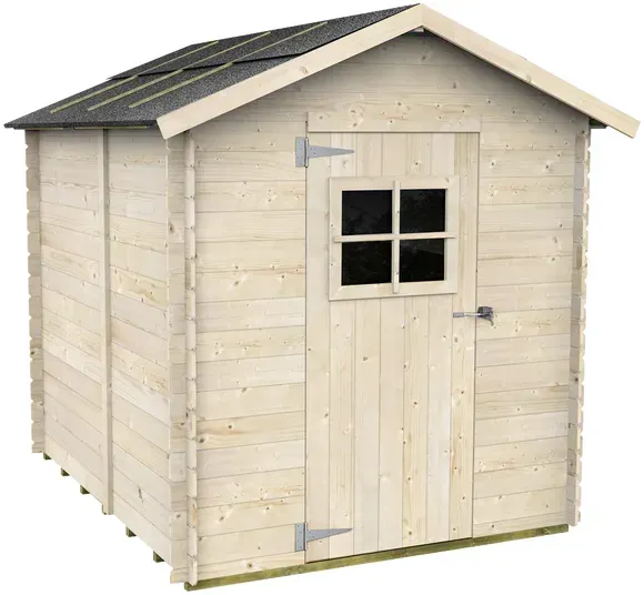 Alce Gaeta 178x218  Gartenhäuschen aus Holz  Mit Frontfenster  Gaeta 178x218x205 cm