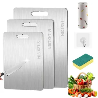 Kovali Titan Schneidebrett, Kovali Titan Schneidebrett 3er Set Langlebig/Porenfrei/Leicht Zu Reinigen (L-30 * 46cm)