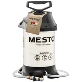 Mesto SAUGFIX Sauggerät 5 L| Saugpumpe mit 0,7 bar Unterdruck | Ölabsaugpumpe für Schmieröl & Nicht Aggressive Flüssigkeiten | Ideal für Auto, Werkstatt & Industrie | mit Kugelhahn & SK-Verschraubung