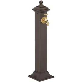Relaxdays Standbrunnen Antik braun