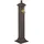 Relaxdays Standbrunnen Antik braun