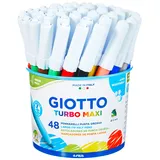 Giotto 5214 00 - Turbo Maxi Großpackung mit 48 Faserschreibern