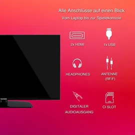Telefunken XF40N750M 40" LED Full HD TV schwarz