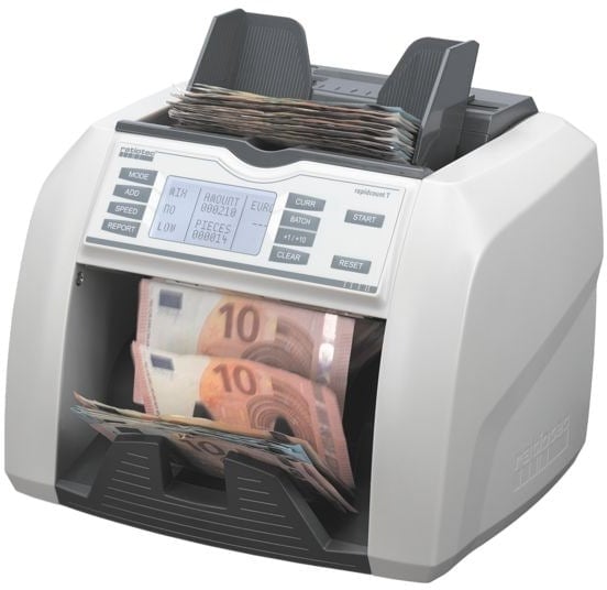 ratiotec Banknotenzählmaschine »rapidcount T 275« grau, 28x26x26 cm