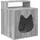 vidaXL Katzenhaus Graues Sonoma 42,5 x 40 x 53,5 cm Holzwerkstoff - Grau