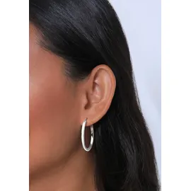 Elli Creolen Basic Filigran weiß 925 Sterling Silber