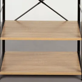 Max Home Vorratsschrank Küchen-Sideboard 60 x 40 x 82 cm Weiß