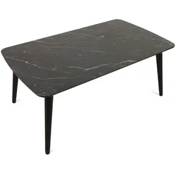 Skye Decor, Loop- LoopKTE, Schwarz, Couchtische, 41,5x100x60 cm, 100% Melaminbeschichtete Partikelplatte