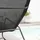 Siena Garden Aliano Schaukelliege 143 x 57 x 84 cm Schwarz