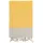 Le Comptoir de la Plage Athena Hamamtuch 200 x 200 cm gelb