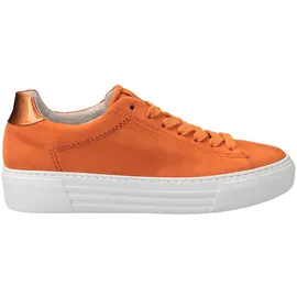 Gabor Sneaker, low für Damen orange, 38 1⁄2 EU / 5.5 UK