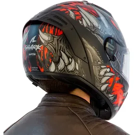 Shark Spartan RS Shaytan Mat Black Red Anthracite, L