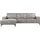 OTTO home Ecksofa OTTO HOME "Polsterecke Oland, Struktur, Flachgewebe, Luxus-Microfaser, Boucle", beige (taupe), B:280cm H:85cm T:152cm, 100% Polyester, Sofas, Ecksofa, L-Form, 280 cm, Wellenunterfederung, Skandi-Design, Metallfüße
