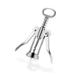 GEFU Korkenzieher »VINOLI«, (1 tlg.), elegantes Design, einfache Handhabung, robuste Qualität GEFU Silber
