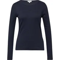 s.Oliver Geripptes Langarmshirt im Slim Fit mit Stickerei - 36