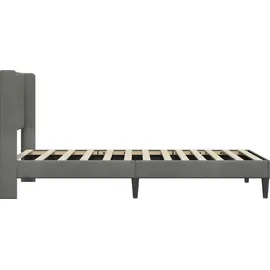 vidaXL Bettrahmen 100 x 200 cm Dunkelgrau