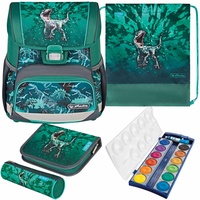 Herlitz Schulranzen Set Loop Plus Green Rex 5-teilig - Grün