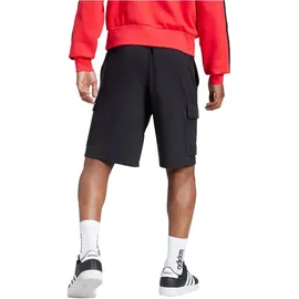 adidas Essentials Feelcozy French Terry, Cargoshorts Herren JE6291 - black/white