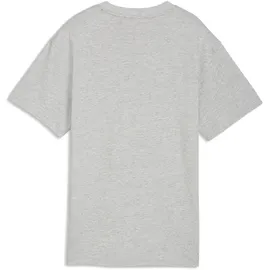 Puma T-Shirt "Essentials Logo Lab Relaxed Graphic T-Shirt Jungen", Jungen, Gr. 128, light gray heather, Obermaterial: 100% Baumwolle. Rippe: 20% Polyester, 80% Baumwolle, clean, relaxed fit, Rundhals, Shirts T-Shirt