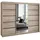A&J MöbelLand Schiebetürenschrank VILUNO 200 x 215 x 59,5 cm Beige