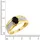 FIRETTI Goldring "Schmuck Geschenk Gold 333 Damenring Goldring Edelstein Farbstein" Gr.