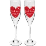 SHEEPWORLD Sektglas Set Motiv "Schön"
