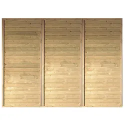 Karibu Rückwand für Einzelcarport Rückwand für Einzelcarport Eco, Classic und Premium