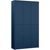 Forte Alice Springs Schuhschrank 109,2 x 34,9 x 191,9 cm Nachtblau