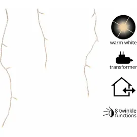 Kaemingk Lichtervorhang LED 7,5 m warm weiß
