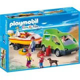 Playmobil Familyvan mit Bootsanhänger (4144)
